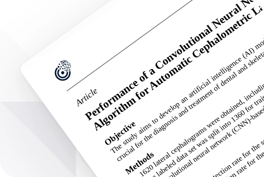 Konvolüsyonel Sinir Ağı Tabanlı Yapay Zeka Algoritmasının Otomatik Sepalometrik Landmark Tespiti Performansı