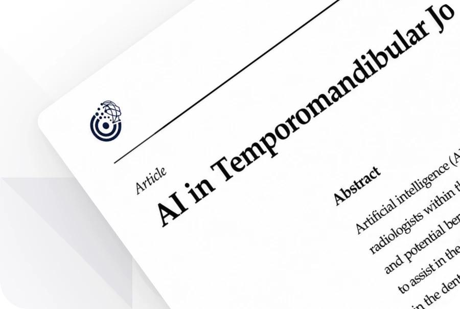 Temporomandibular Eklem Görüntülemede Yapay Zeka