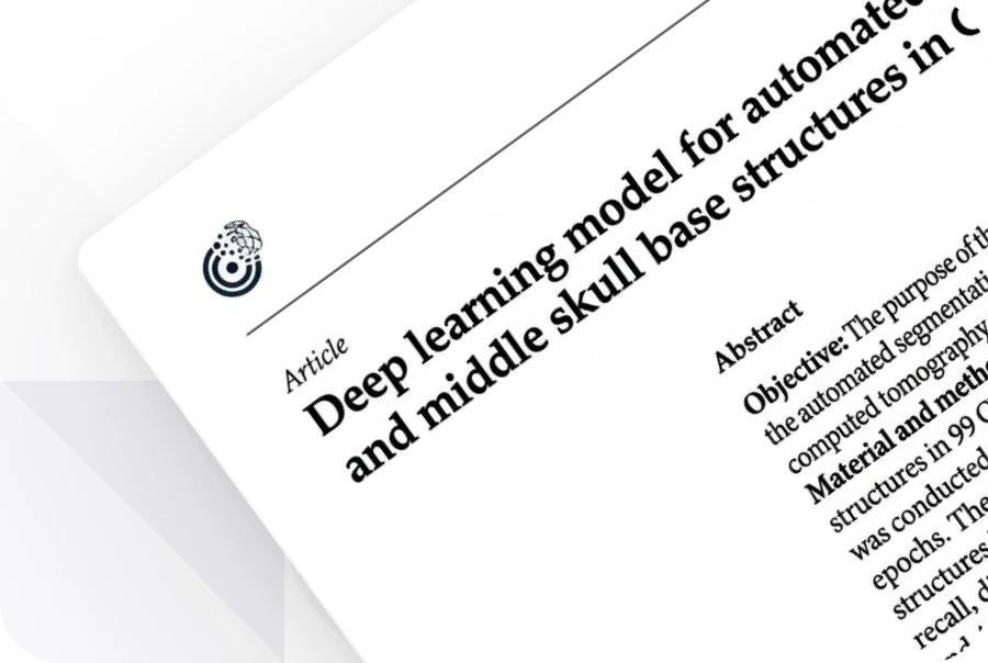 CBCT Hacimlerinde Sfenoid Sinüs ve Orta Kafa Tabanı Yapılarının Otomatik Segmentasyonu için nnU-Net v2 Tabanlı Derin Öğrenme Modeli