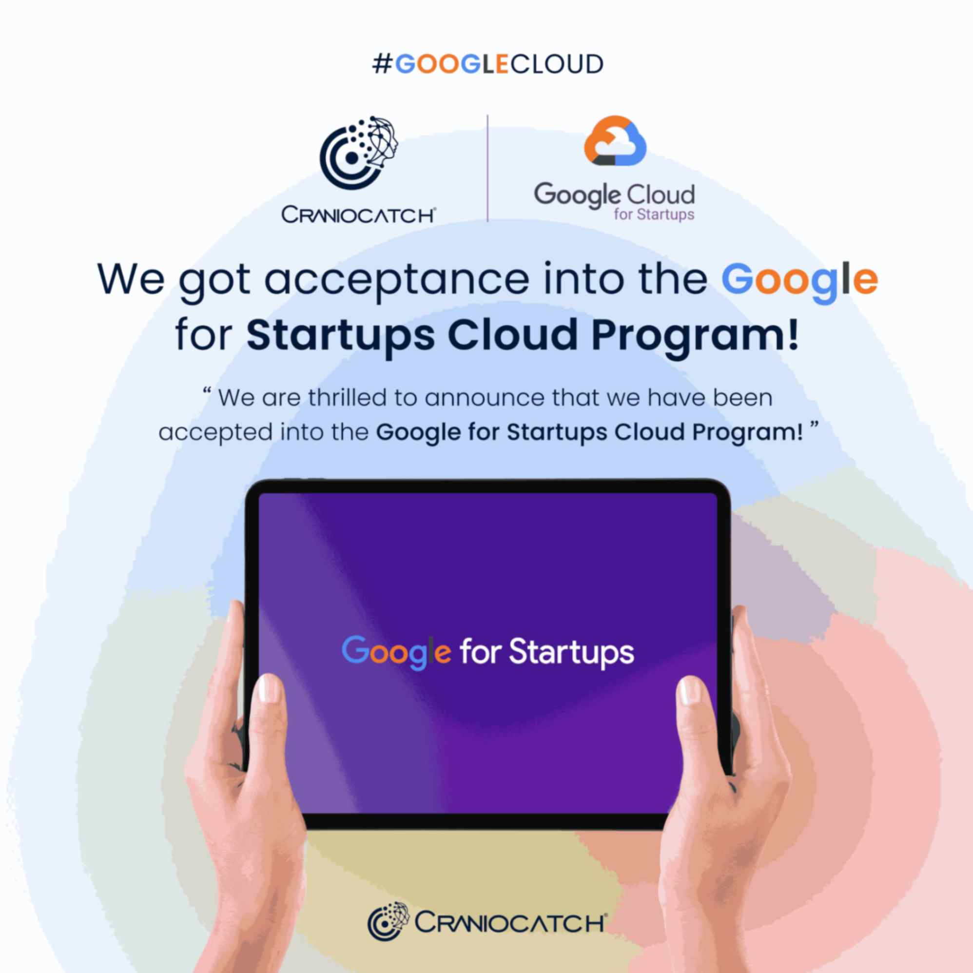 Şirketimiz Google for Startups Bulut Programına kabul edildi.