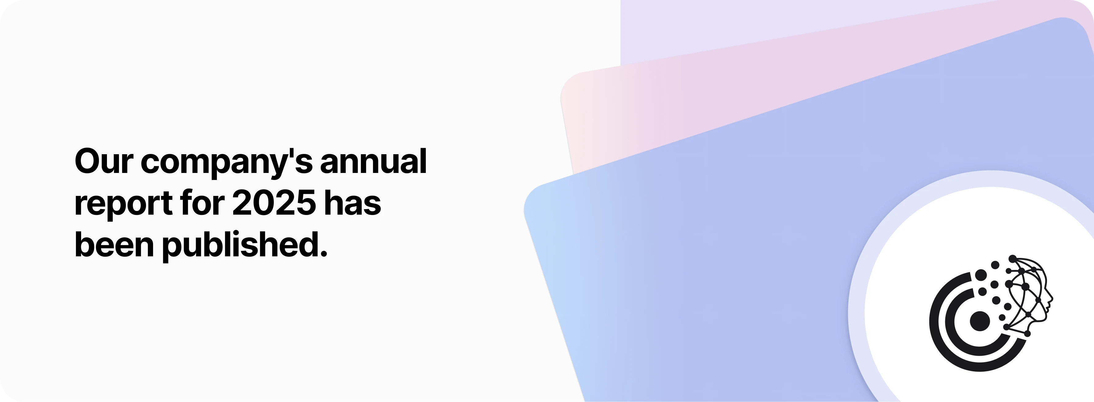 Our company's annual report for 2025 has been published.