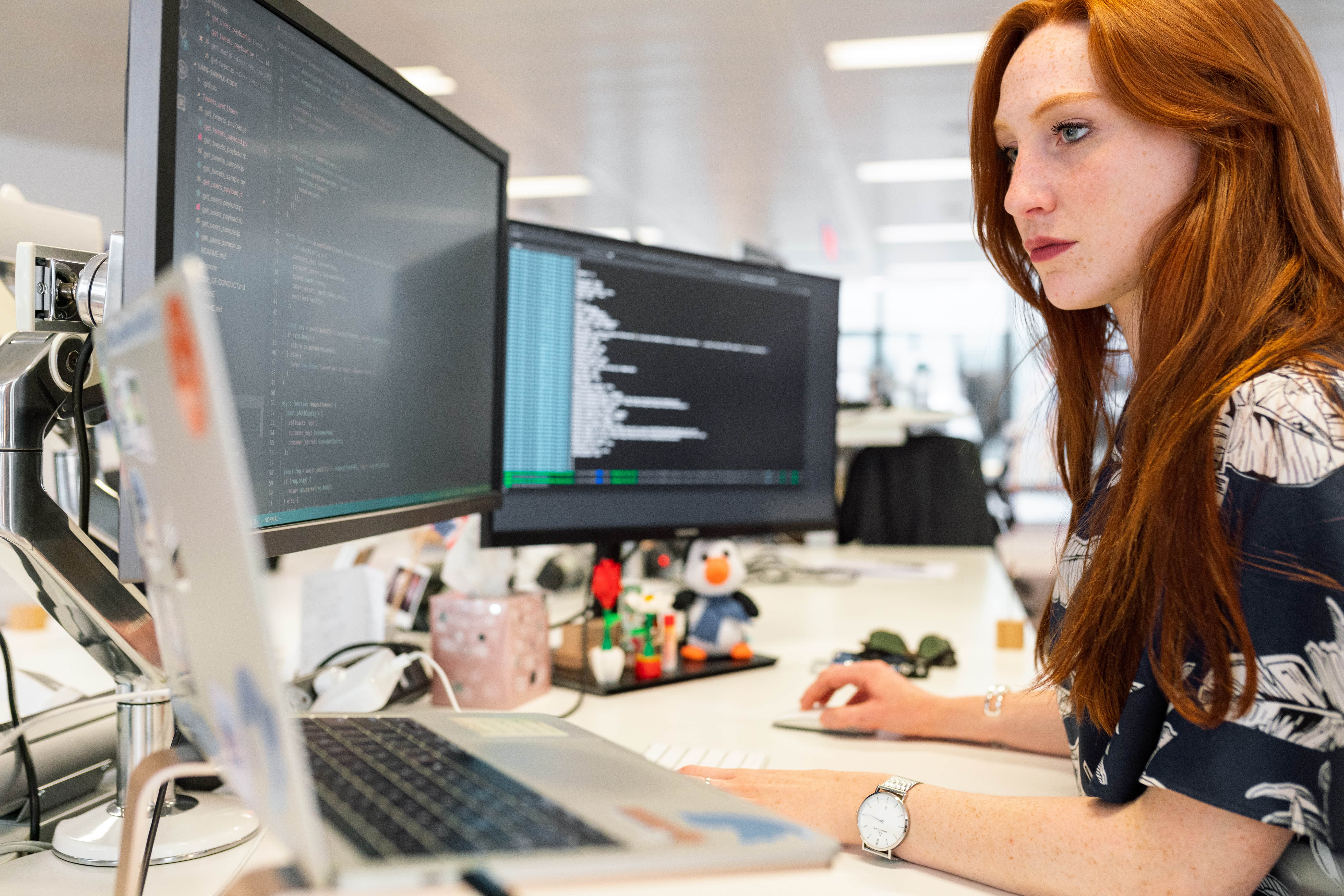 computer engineer works on dentistry and artificial intelligence
