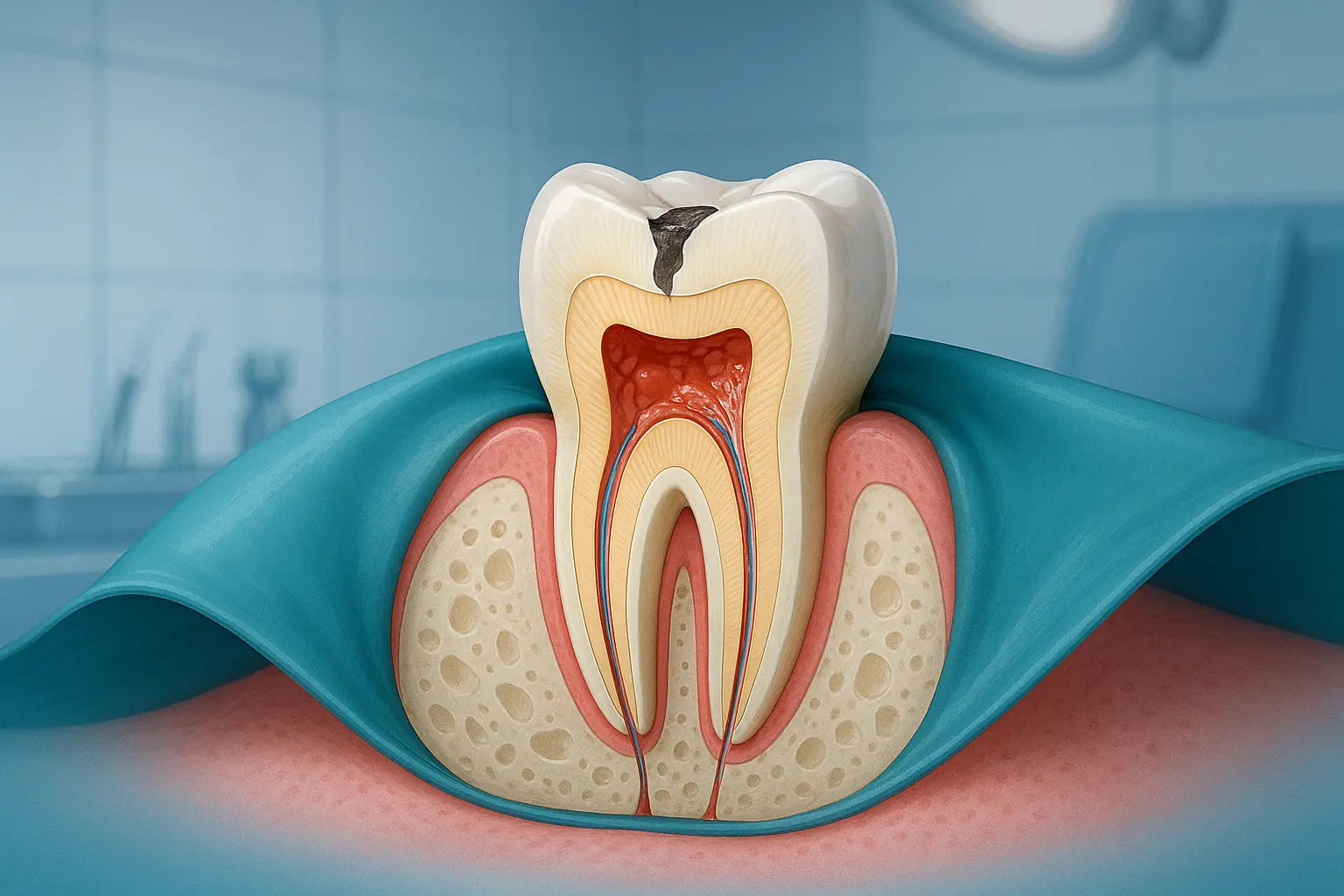 AI in root canal treatment – infected pulp and canal structure